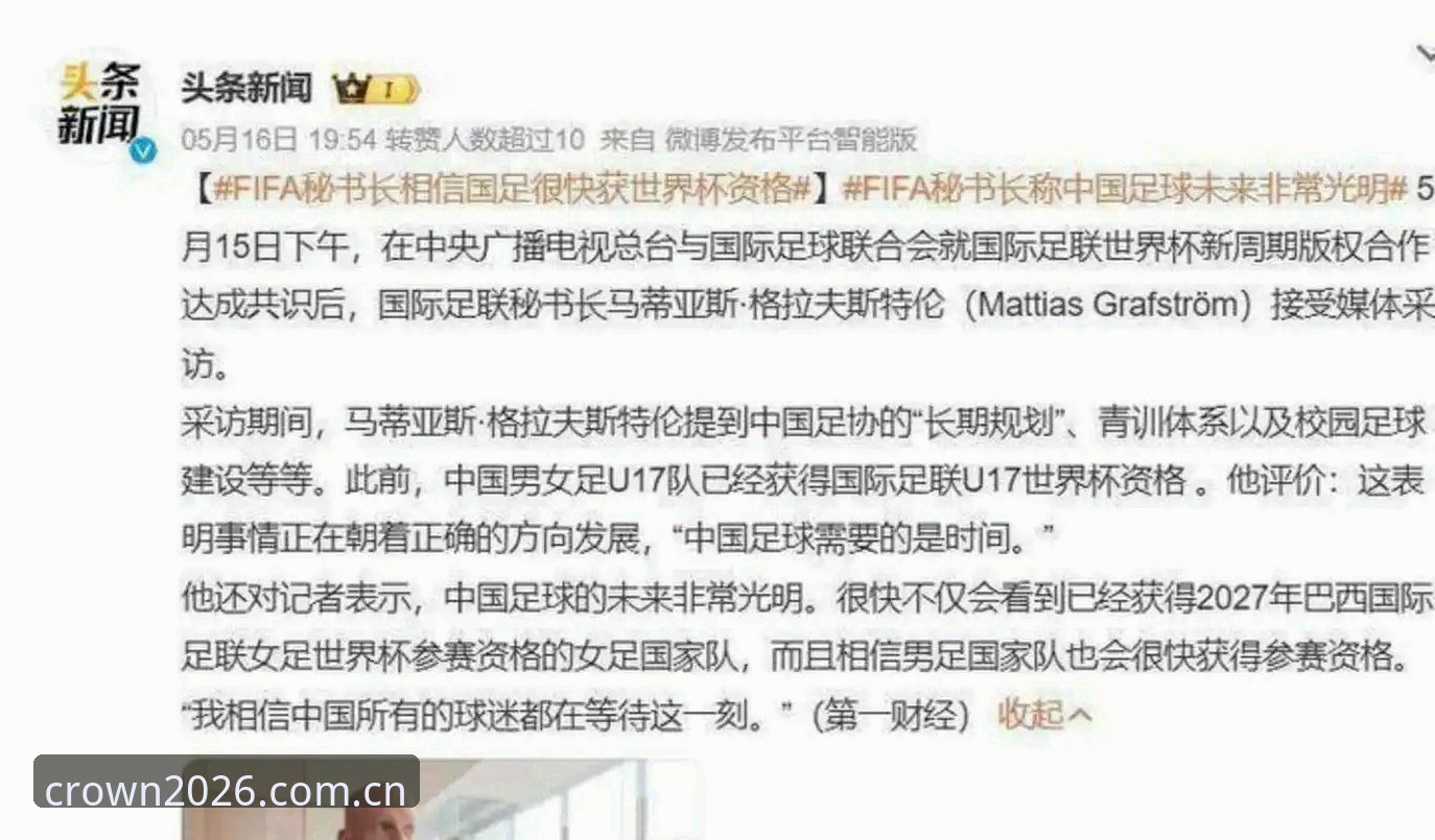 世界杯66队扩军 vs 48队时代：中国男足的机遇与挑战全面对比